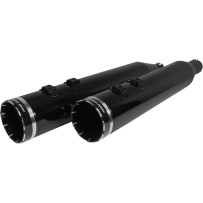 4-1/2" HP-Plus® Slip-On Mufflers — 4-1/2" outer diameter, Black Obsidian