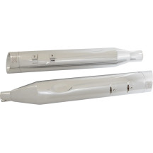 4-1/2" HP-Plus® Slip-On Mufflers — 4-1/2" (11.5 cm), Chrome, Silver