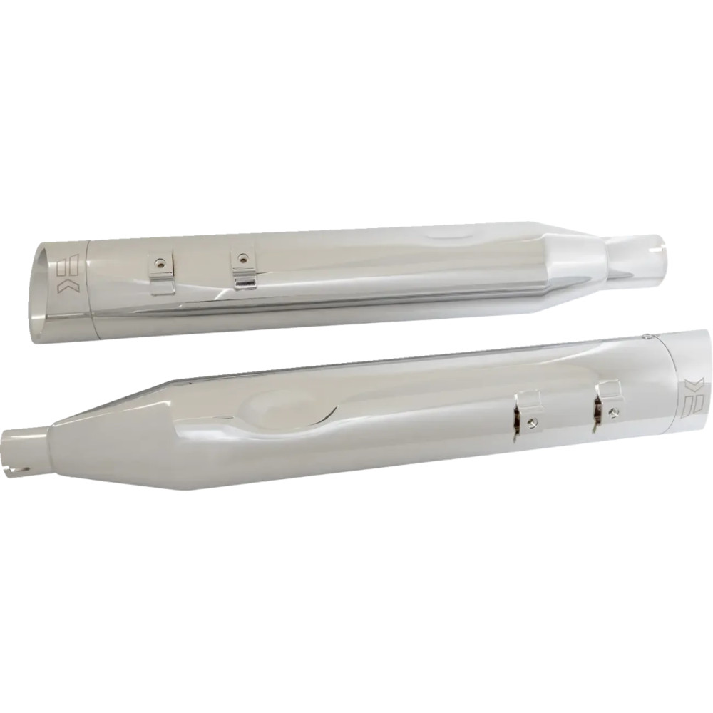 4-1/2" HP-Plus® Slip-On Mufflers — 4-1/2" (11.5 cm), Chrome, Silver