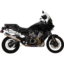 Silenciador Slip-On Adventure Hi-Output 450 — 4-1/2" de diámetro, Revolution Max 1250, plateado