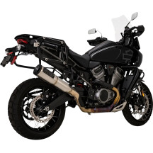 Silenciador Slip-On Adventure Hi-Output 450 — 4-1/2" de diámetro, Revolution Max 1250, plateado