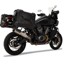 Silenciador Slip-On Adventure Hi-Output 450 — 4-1/2" de diámetro, Revolution Max 1250, plateado