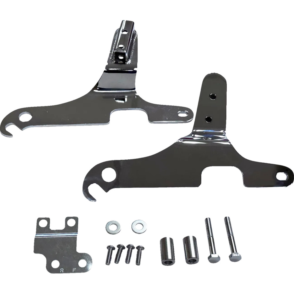 Sissy Bar Side Plates — Chrome