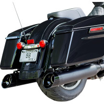 4-1/2" MK45 Cutlass Performance Mufflers — 4.5" OD, 34" length, Black