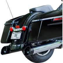 4-1/2" MK45 Cutlass Performance Mufflers — 4-1/2" OD, 34" length, Chrome