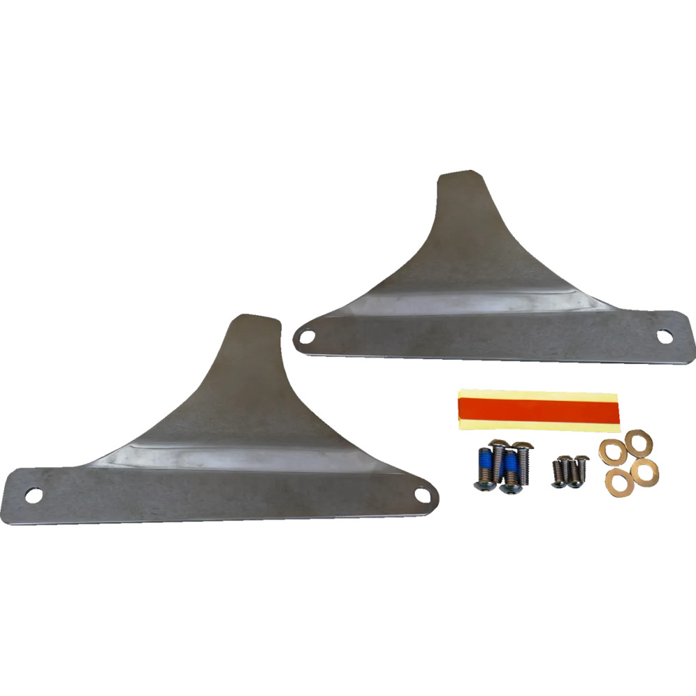 Sissy Bar Side Plates — Chrome, steel