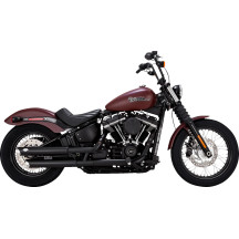 3" Twin Slash Slip-On Mufflers — 3", Black