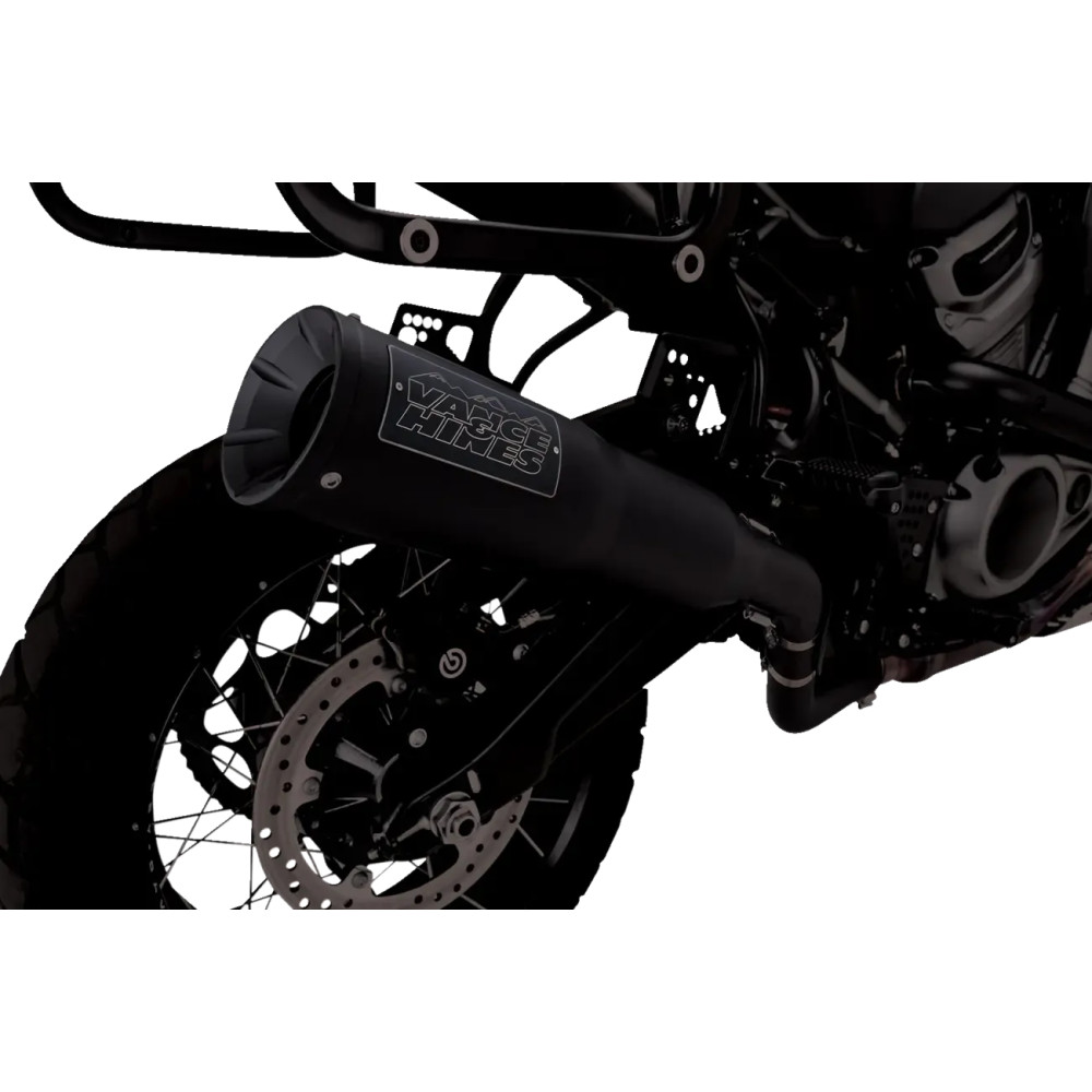 Adventure Hi-Output 450 Slip-On Muffler — 4-1/2", Black