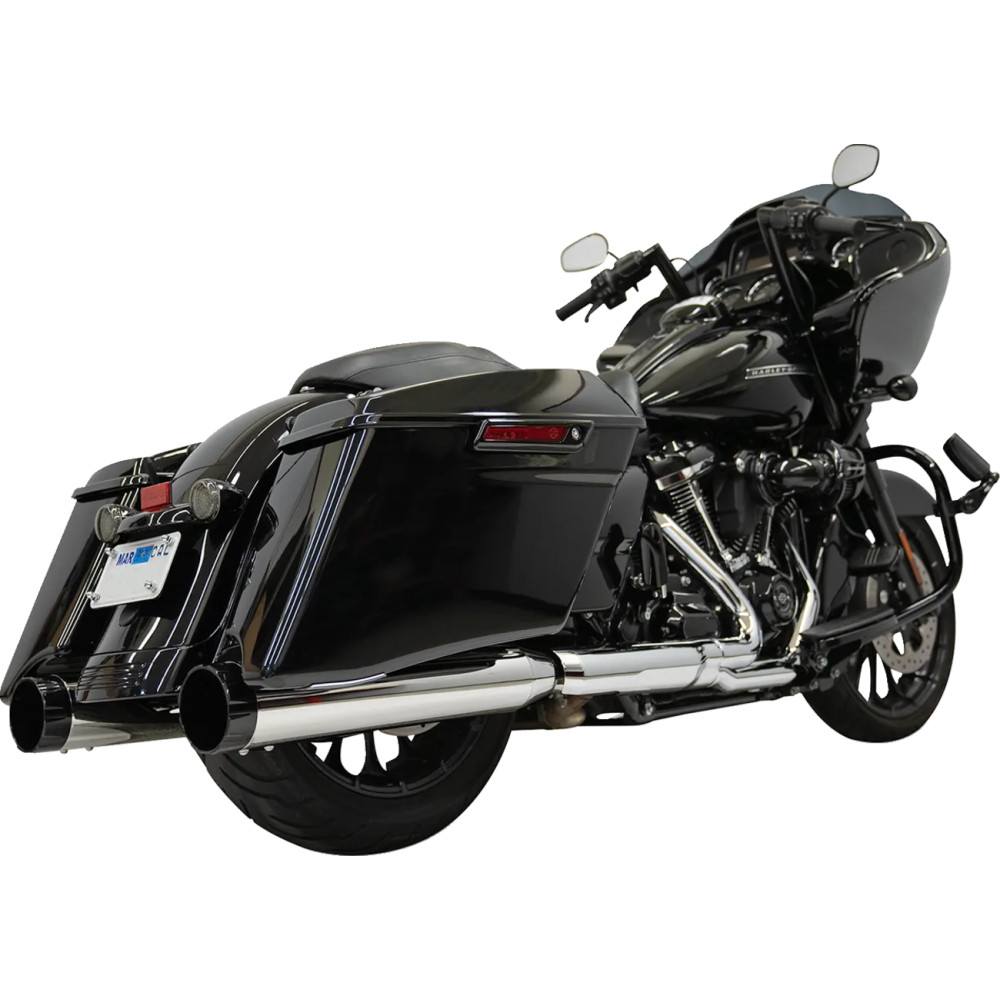 4-1/2" Slip-On Mufflers — 4-1/2" (11.5 cm), Slip-On, Chrome