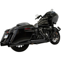 4-1/2" Slip-On Mufflers — 4-1/2" outer diameter, black, pair