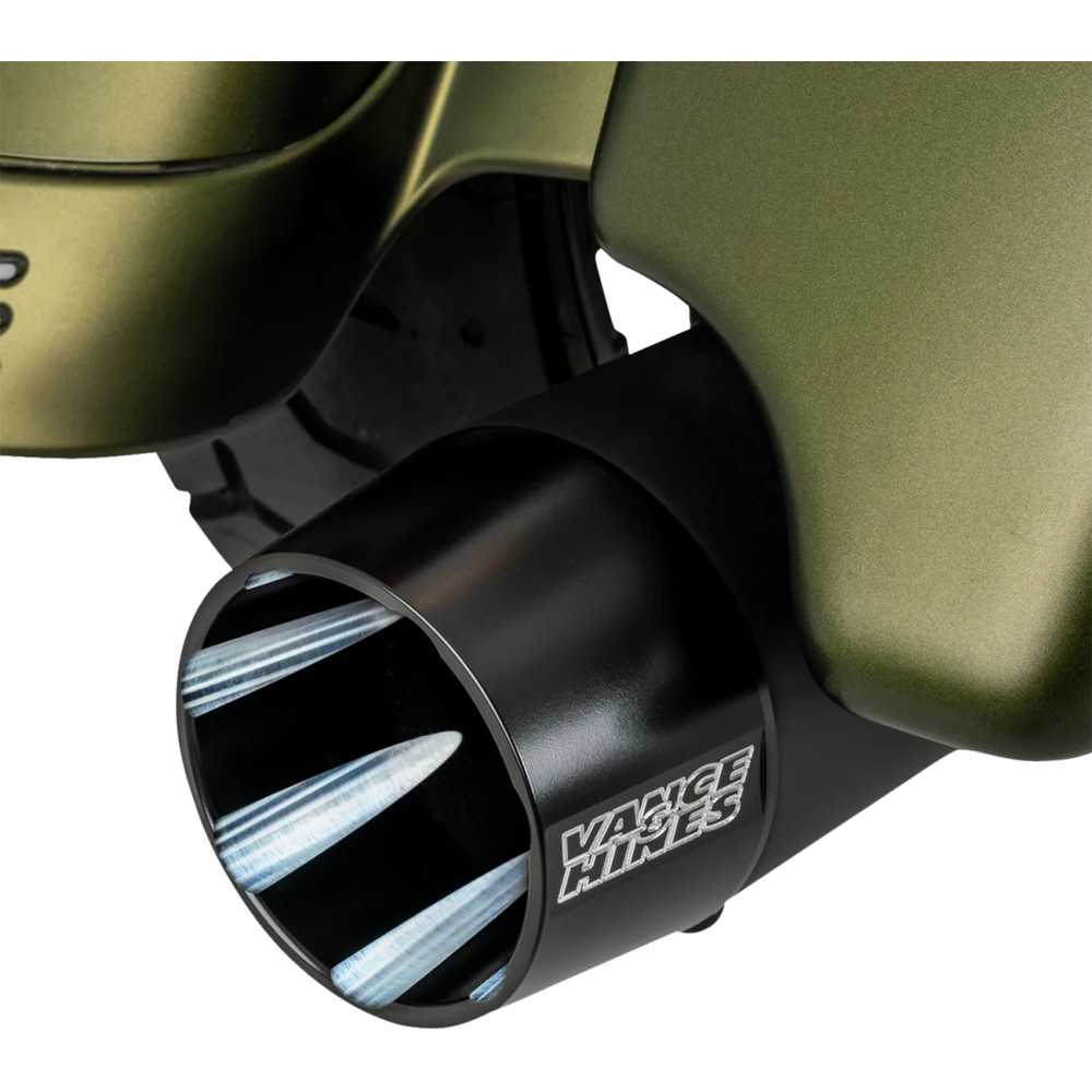 Blackbird 450 Slip-On Mufflers — 4.5 in (11.5 cm), matte ceramic black, pair