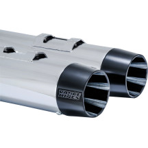 Blackbird 450 Slip-On Mufflers — 4.5" OD, Black