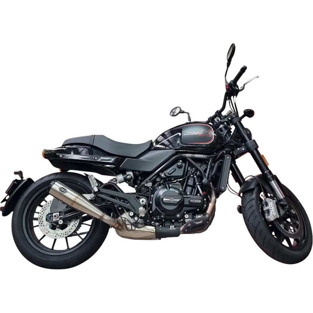 Grand National Slip-On Muffler — Brushed