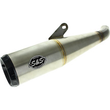 Grand National Slip-On Muffler — Brushed