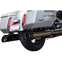 4-1/2" MK45 Performance Slip-On Mufflers — Lava Chrome finish