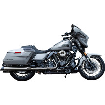 4-1/2" MK45 Performance Slip-On Mufflers — Lava Chrome finish