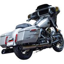 4-1/2" MK45 Performance Slip-On Mufflers — Lava Chrome finish