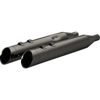 4-1/2" HP-Plus® Slip-On Mufflers with Edge Tip — 4-1/2" outer diameter, Eclipse finish