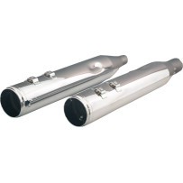 4-1/2" HP-Plus® Slip-On Mufflers with Race Tip — Chrome