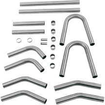 1-3/4" Build Your Own Pipe Kit — Steel, head pipe & mid-pipe