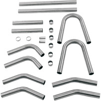 1-3/4" Build Your Own Pipe Kit — Steel, head pipe & mid-pipe