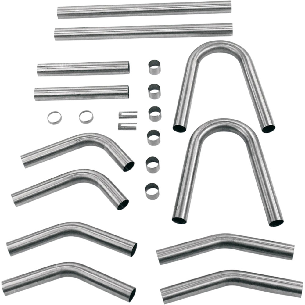 1-3/4" Build Your Own Pipe Kit — Steel, head pipe & mid-pipe