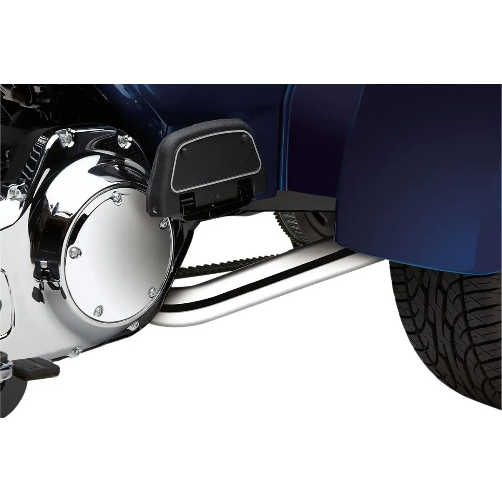 PowerPort Trike Dual Headpipes — Chrome