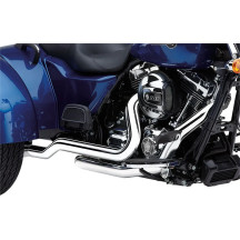 PowerPort Trike Dual Headpipes — Chrome