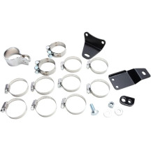 Tuberías duales Dual Bung PowerPort — sistema 2-into-2, Negro