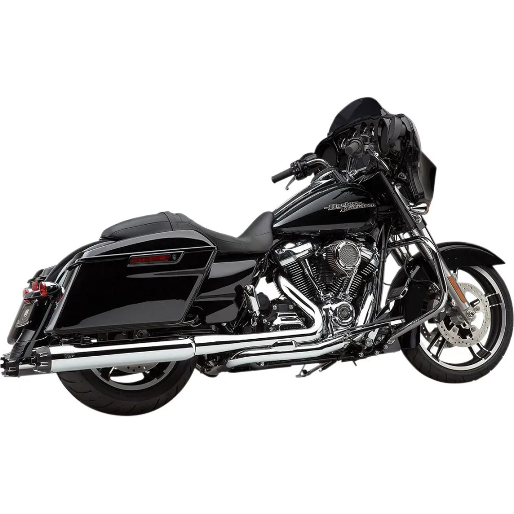 Pro Chamber Headpipes — Fits Milwaukee Eight, 2-Into-2 system, Chrome