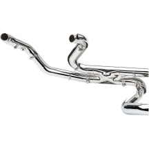 Pro Chamber Headpipes — Fits Milwaukee Eight, 2-Into-2 system, Chrome