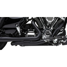 Tuberías Pro Chamber — Para motor Milwaukee Eight, Negro, 2-Into-2