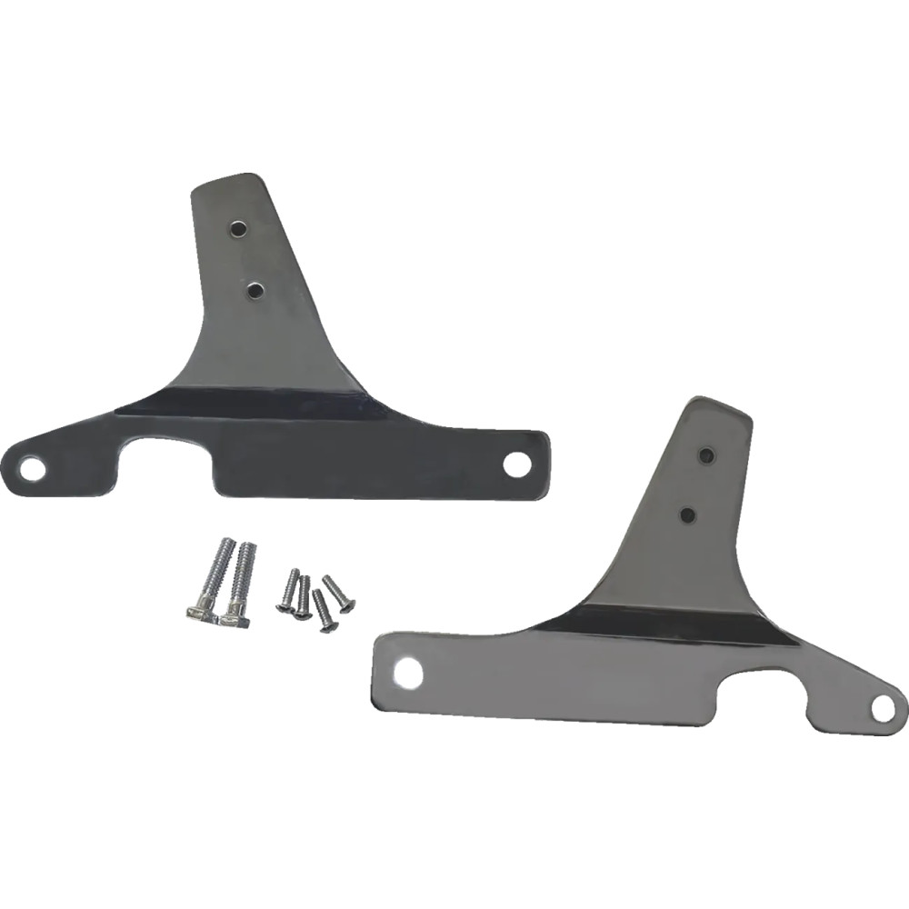 Sissy Bar Side Plates — Chrome
