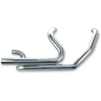 Power Tune® Dual Headers — Accepts 1995–2016 OEM-style mufflers, Chrome