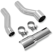 Trike Adapter Kit — Power Dual, Chrome, Pair