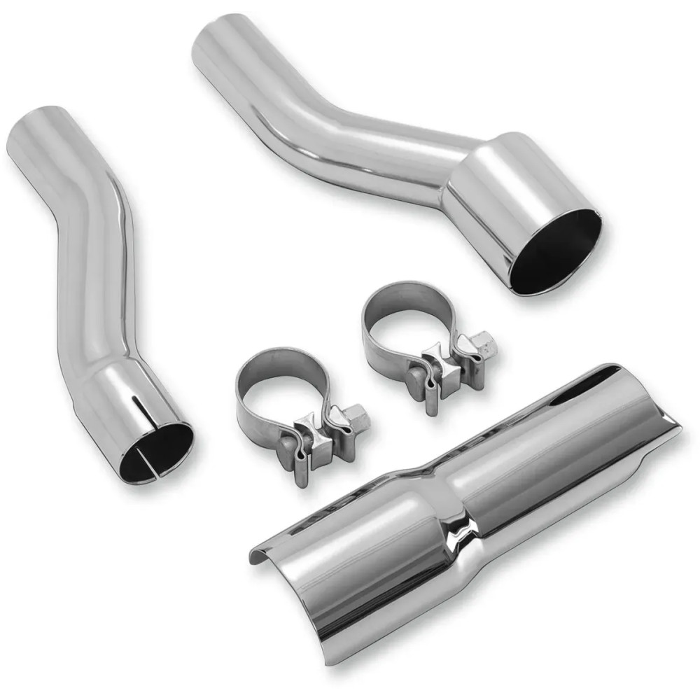 Trike Adapter Kit — Power Dual, Chrome, Pair