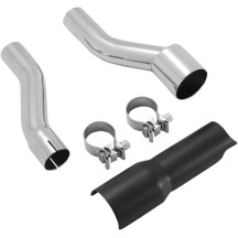 Trike Adapter Kit — Mid-pipe conversion kit, Black