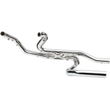 Powerport Trike tubos de escape dobles — para Freewheeler y Tri Glide, sistema 2-Into-2, cromado