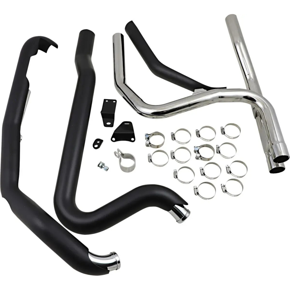 Powerport colectores dobles para triciclos — Negro, sistema 2-Into-2