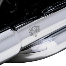 Dresser Duals Header System — Chrome