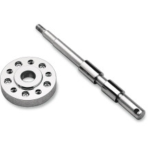 Narrow-to-Wide Glide Wheel Conversion Kit — fits narrow 19" or 21" wheels in 41 mm Wide Glide, Chrome