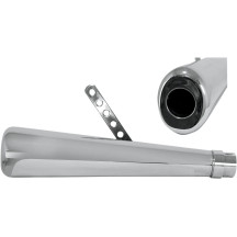 Roadhawk 50 Oval Muffler — 17.5 in length, 1.75 in inlet