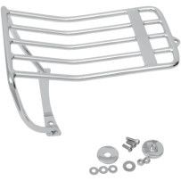 Bobtail Fender Luggage Rack — Rear fender, 29.2 cm (11-1/2") × 16.5 cm (6-1/2"), Chrome
