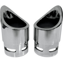 Family Jewel Exhaust Tip — 57.2 mm (2-1/4"), Chrome