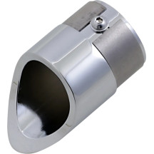Family Jewel Exhaust Tip — 57.2 mm (2-1/4"), Chrome