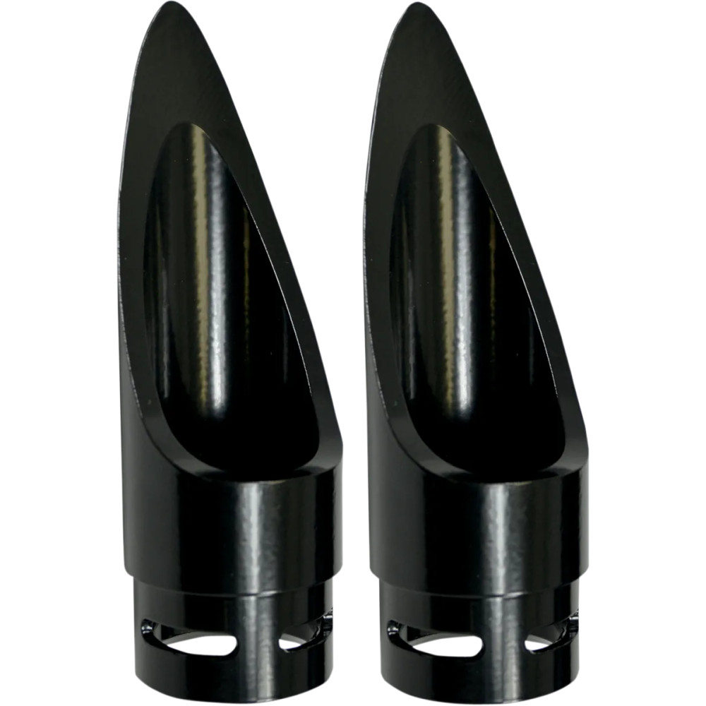 Family Jewel Exhaust Tip — 2-1/4", Black