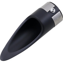 Family Jewel Exhaust Tip — 2-1/4", Black
