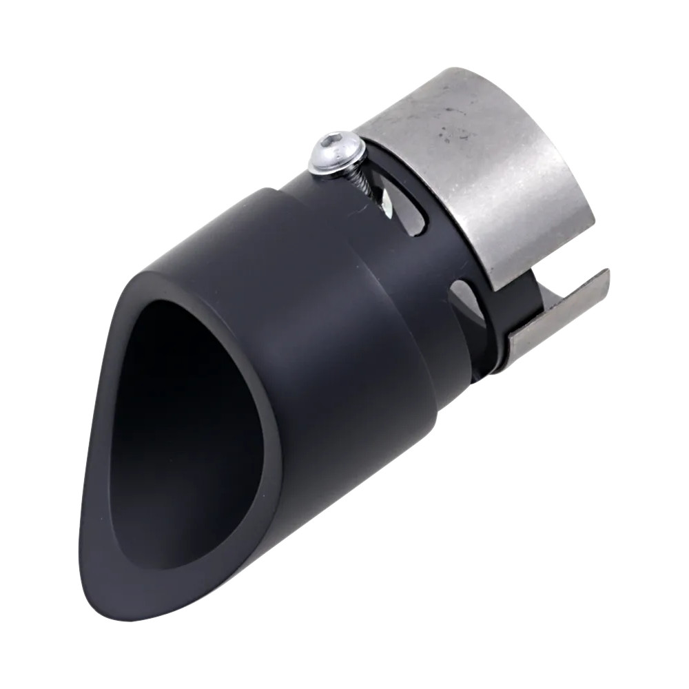 Family Jewel Exhaust Tip — 2-1/4" (57.2 mm), Black