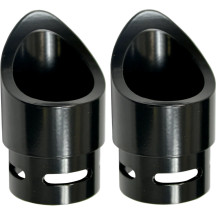 Family Jewel Exhaust Tip — 2-1/4" (57.2 mm), Black