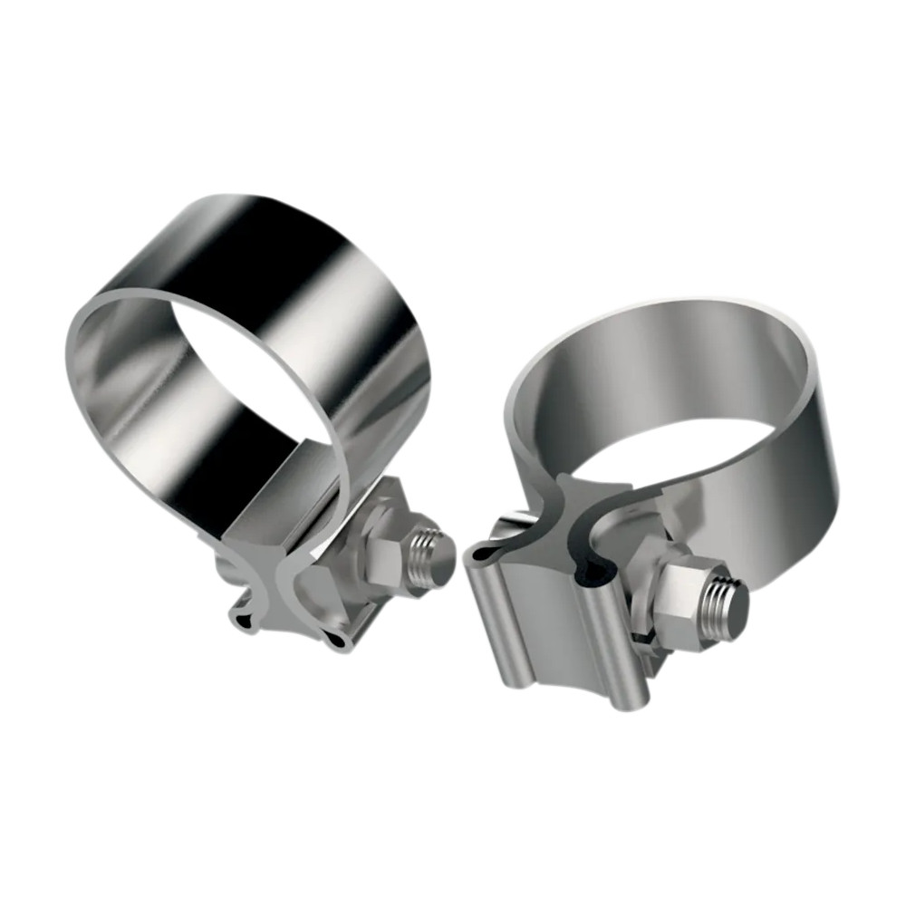 Abrazaderas para silenciador de acero inoxidable — 1-3/4" (44.5 mm)